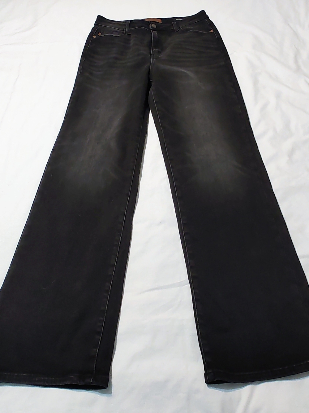 Judy Blue Black Morgantown High Rise Straight Fit Jeans